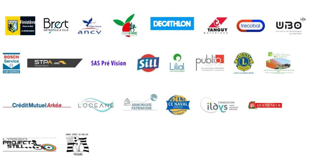 Les logos des partenaires du CDH29